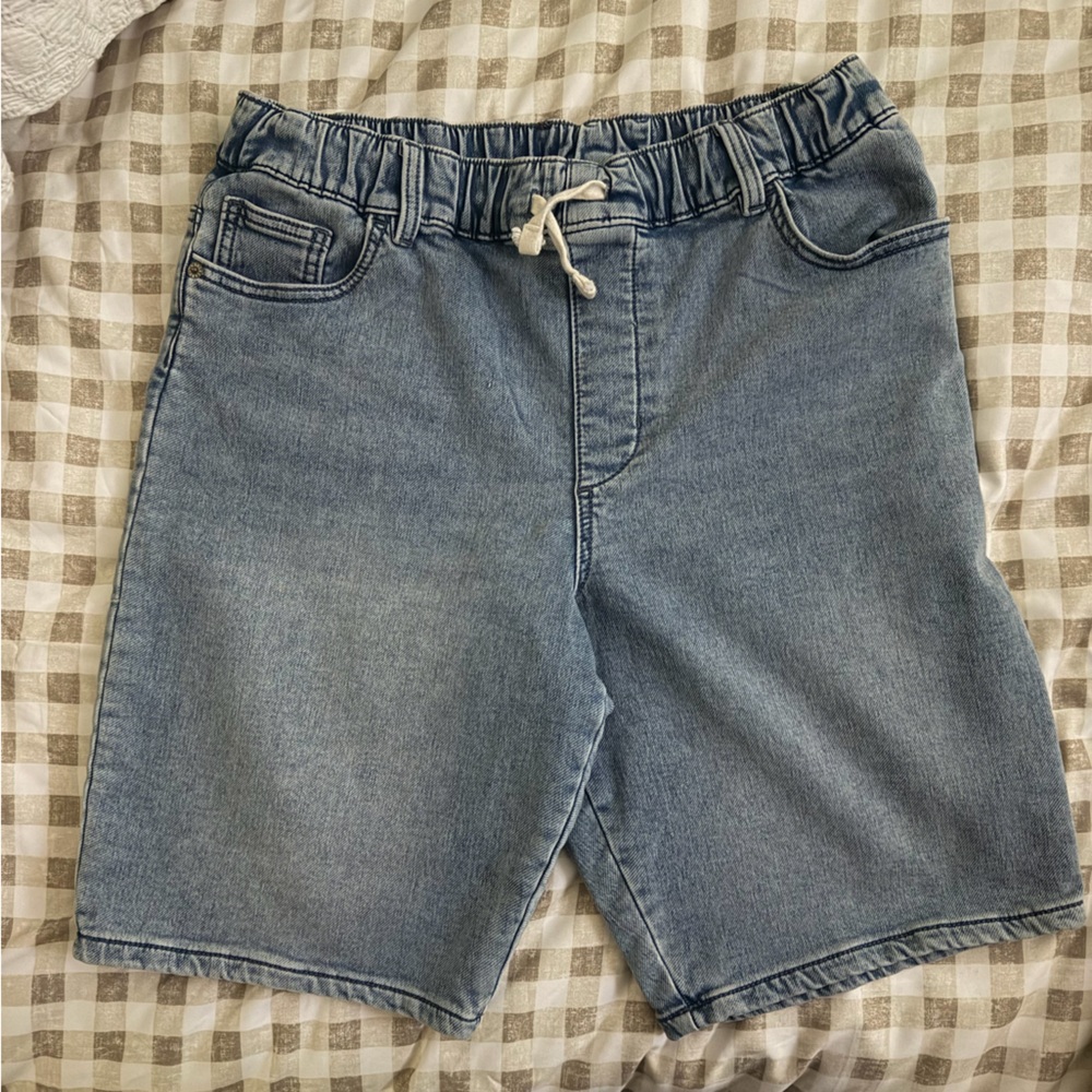Boys drawstring Jean shorts